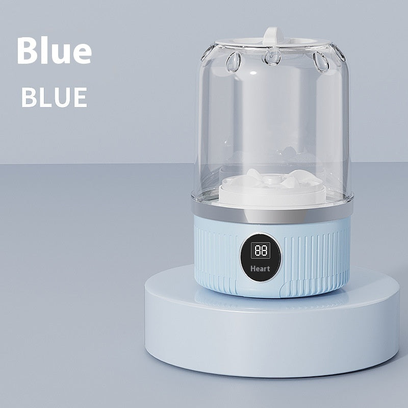 Portable Mini Washing Machine Rechargeable Cordless Washer for Underwear & Small Clothes
