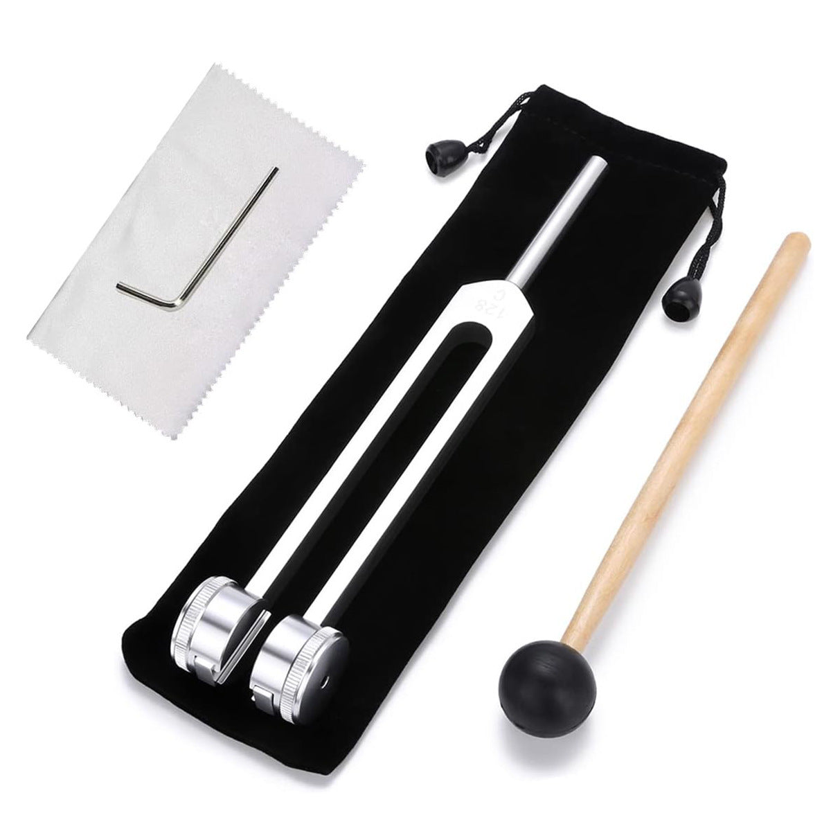 128Hz Weighted Tuning Fork for Healing & Sound Therapy