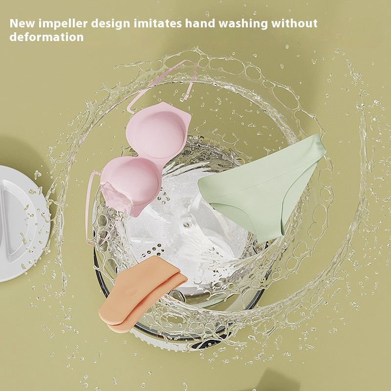 Portable Mini Washing Machine Rechargeable Cordless Washer for Underwear & Small Clothes