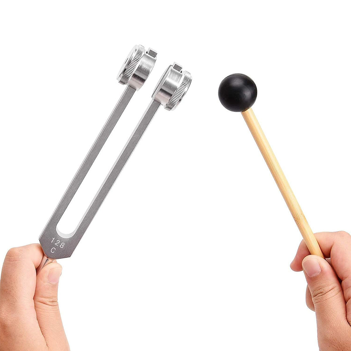 128Hz Weighted Tuning Fork for Healing & Sound Therapy