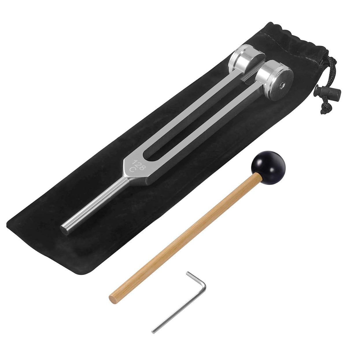 128Hz Weighted Tuning Fork for Healing & Sound Therapy