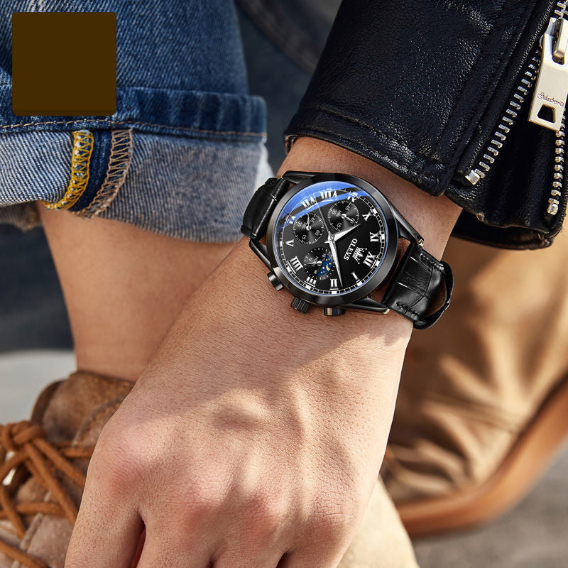 Luminous Chronograph Waterproof Quartz Men's Watch