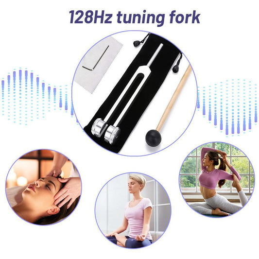 128Hz Weighted Tuning Fork for Healing & Sound Therapy