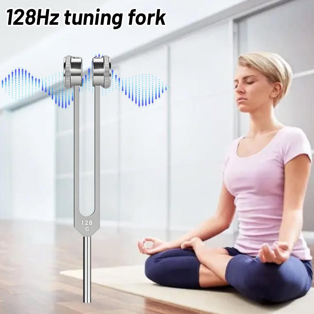 128Hz Weighted Tuning Fork for Healing & Sound Therapy