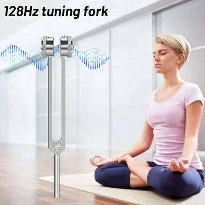 128Hz Weighted Tuning Fork for Healing & Sound Therapy