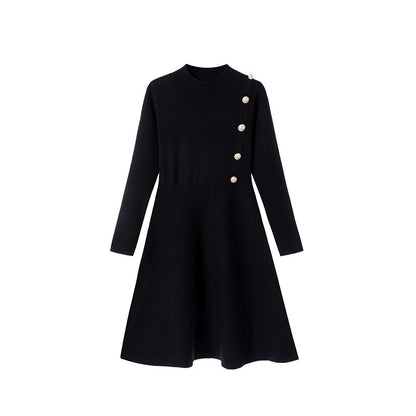 Classic Style Knitted Dress Women