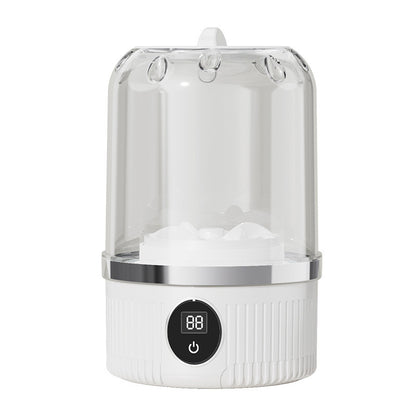 Portable Mini Washing Machine  Rechargeable Cordless Washer for Underwear & Small Clothes
