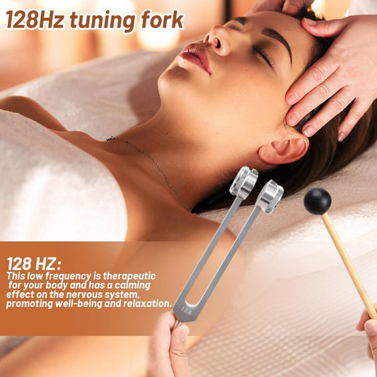 128Hz Weighted Tuning Fork for Healing & Sound Therapy